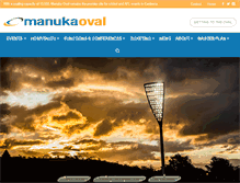 Tablet Screenshot of manukaoval.com.au